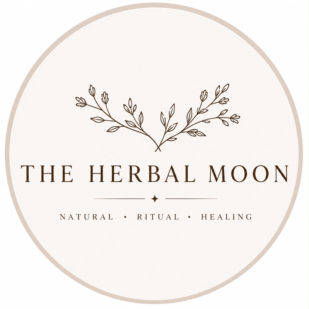 The Herbal Moon logo